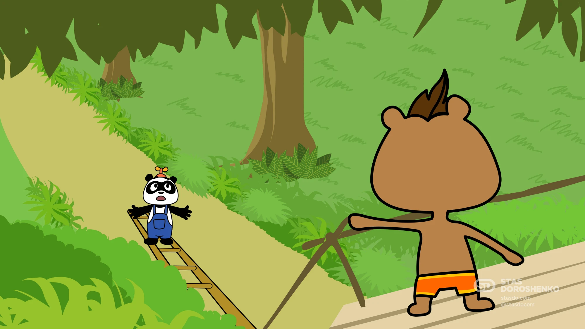 Панда БОБ - мультфильм для детей